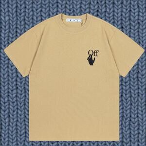Off-white Men's Brown Short Sleeve